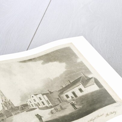 Brewood Grammar School: aquatint engraving, 30 Jan 1799 by School English