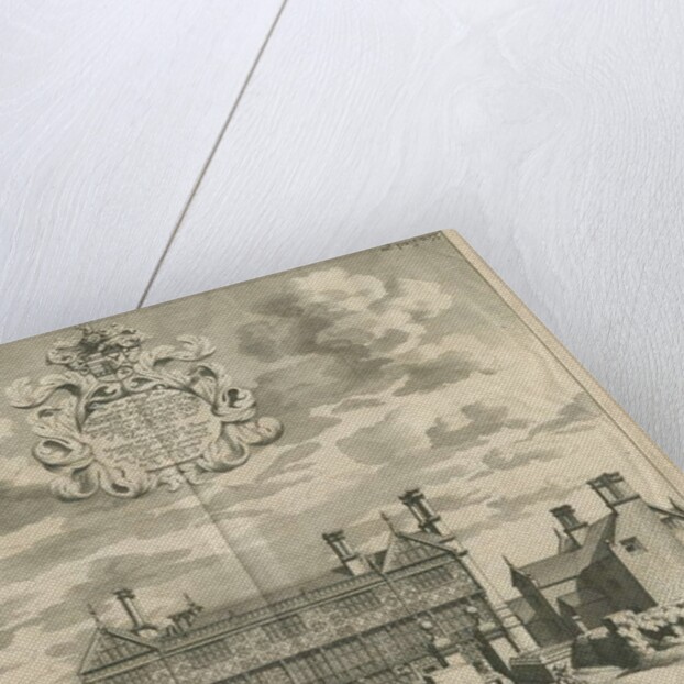 Broughton Hall: copper-plate engraving, nd [1653-1686] by Michael Burghers