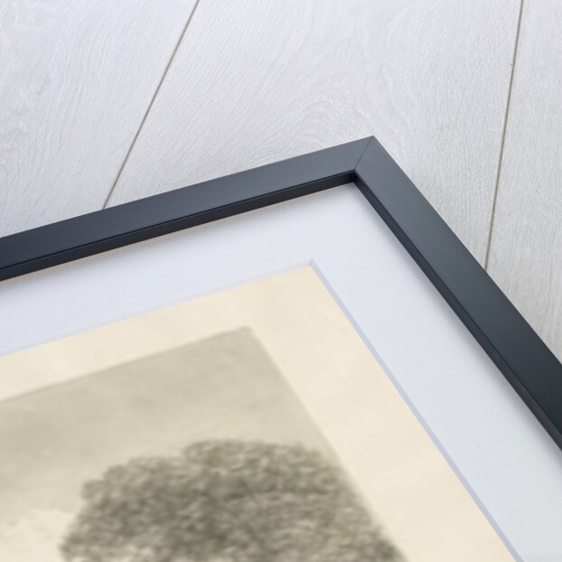 Broughton Hall: sepia drawing, 1848 by John Buckler