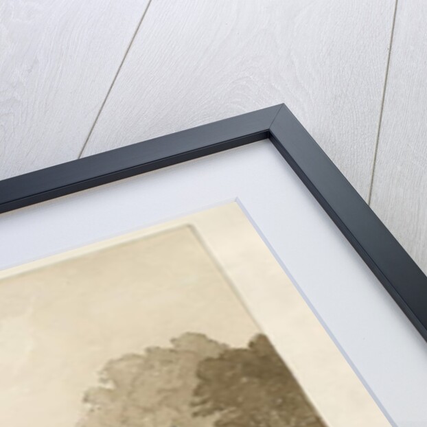 Broughton Church : sepia drawing, 1838 by Thomas Peploe Wood