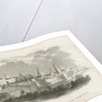 Burslem - house and factory of Enoch Wood & Sons by School English