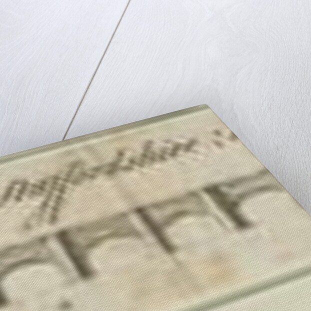 Burton-upon-Trent Bridge and Town: engraving, nd [1751] by School English