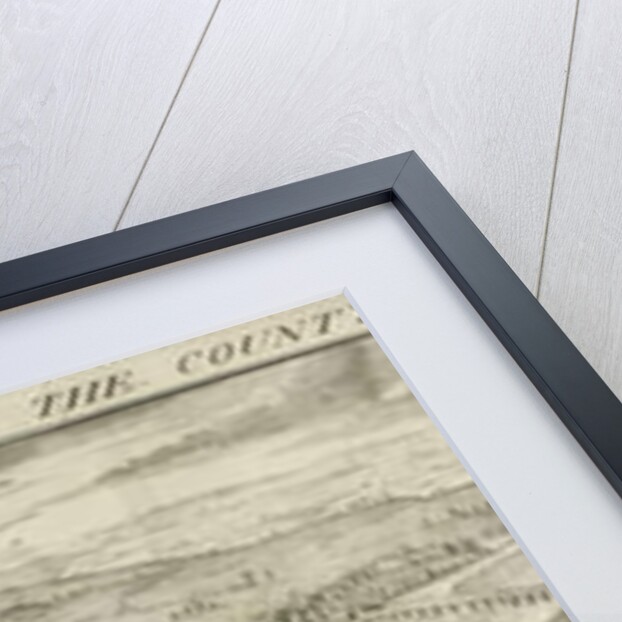 Burton-upon-Trent Bridge and Town: engraving, nd [1696-1779] by Samuel Buck