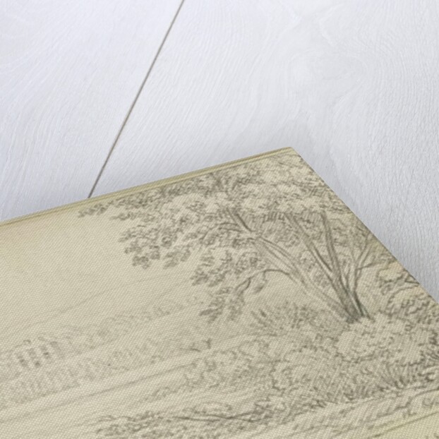 Burton-upon-Trent: pen and ink drawing, 1818 by John Allport