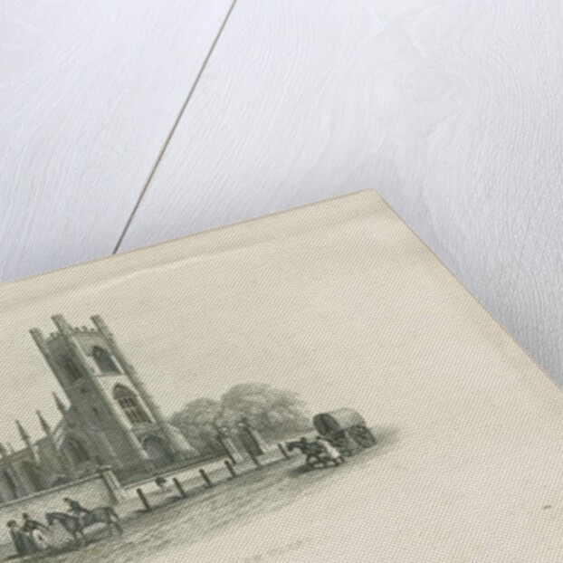 Burton-upon-Trent - Holy Trinity Church by School English