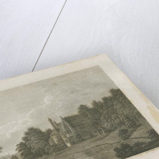 Burton-upon-Trent - Manor House: engraving, nd [c 1812] by William Carter