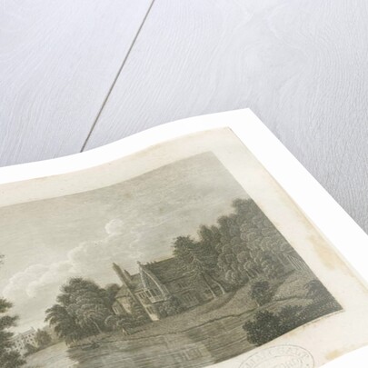 Burton-upon-Trent - Manor House: engraving, nd [c 1812] by William Carter