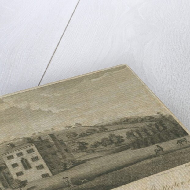 Butterton Hall: engraving by Stebbing Shaw