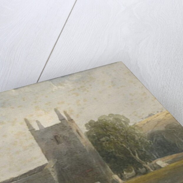 Butterton Church: water colour painting, nd [c1830-1840] by Lewis John Wood