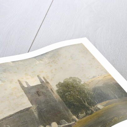 Butterton Church: water colour painting, nd [c1830-1840] by Lewis John Wood
