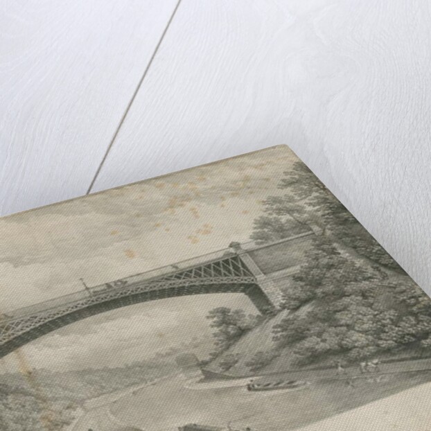 Calton Bridge: zinc lithograph by Louis Haghe