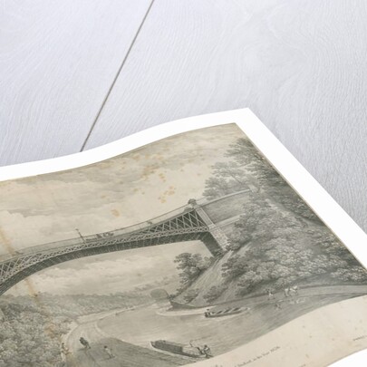 Calton Bridge: zinc lithograph by Louis Haghe