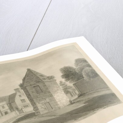 Cannock Town - Conduit: sepia drawing, 1841 by John Chessell Buckler