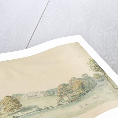 Canwell Hall: tinted pencil drawing by Stebbing Shaw