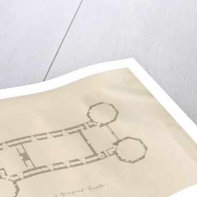 Castle Church - Stafford Castle: pen and wash drawing, nd [19th cent] by School English