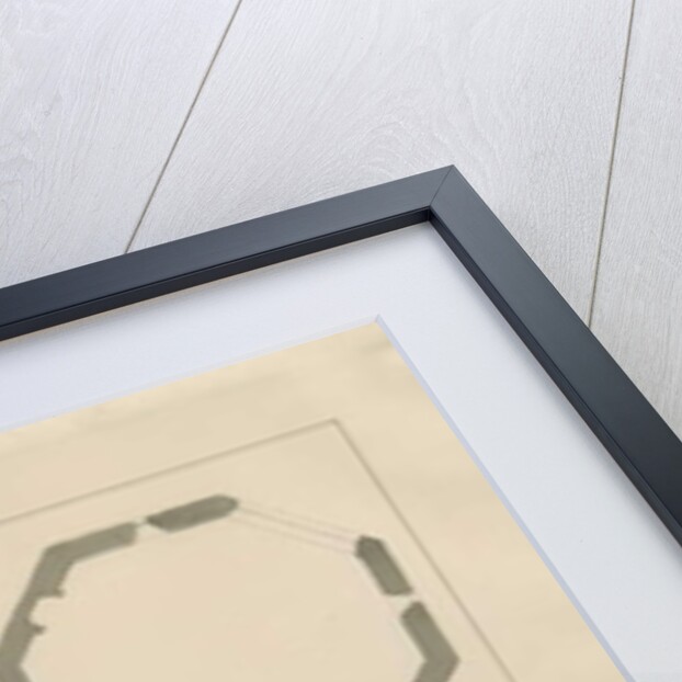 Castle Church - Stafford Castle: pencil and wash by John Buckler