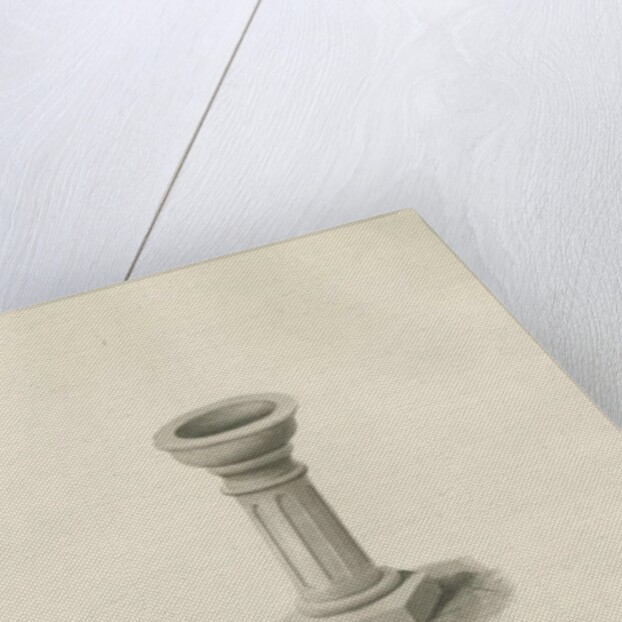 Castle Church - Font in Church by John Buckler