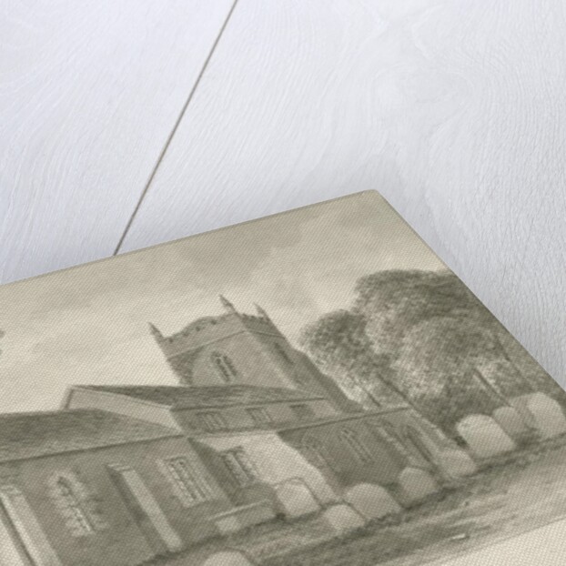 Caverswall Church by John Buckler