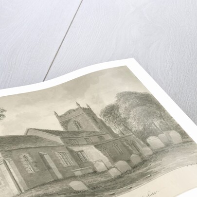 Caverswall Church by John Buckler