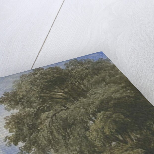 Caverswall Church: water colour painting, nd [c1830-1840] by Lewis John Wood