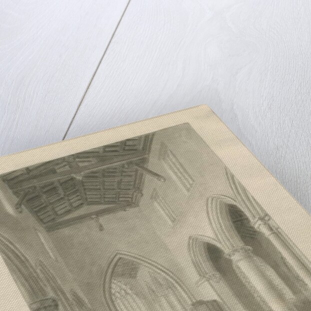 Interior of Checkley Church by John Buckler