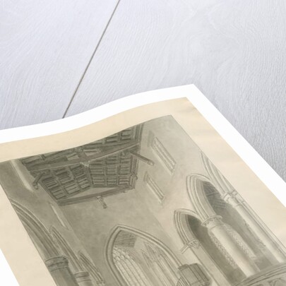 Interior of Checkley Church by John Buckler