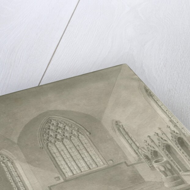 Interior of Cheddleton Church by John Buckler