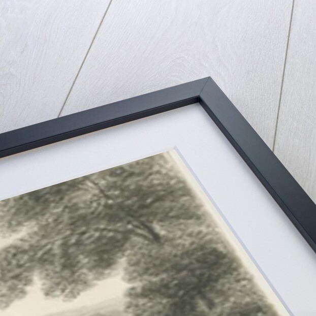 Cheddleton - Ashcombe Hall: sepia drawing, 1844 by John Buckler