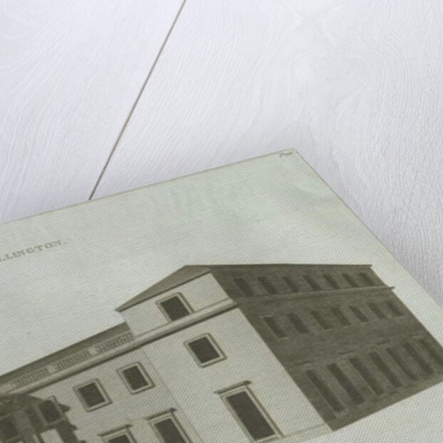 Chillington Hall: engraving, 1789 by John Soane