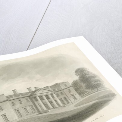 Chillington Hall: sepia drawing, 1843 by John Buckler