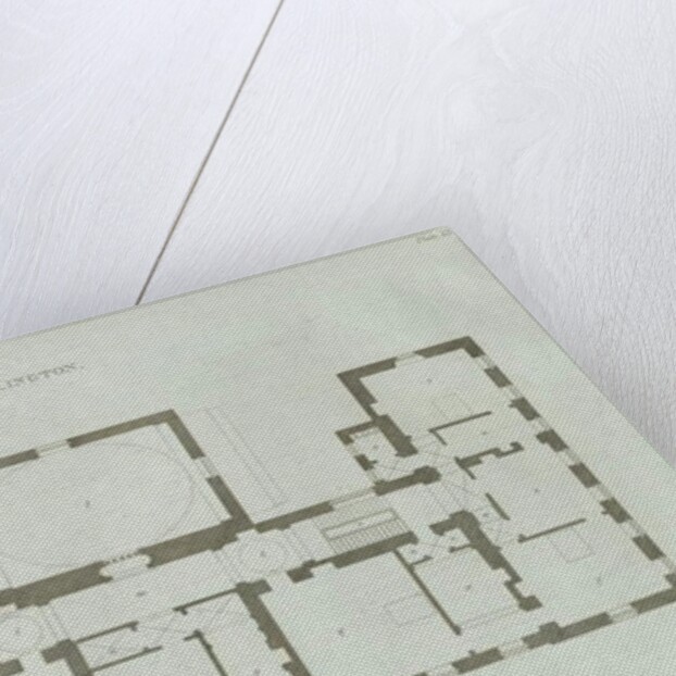 Chillington Hall: engraving, 1789 by John Soane