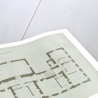 Chillington Hall: engraving, 1789 by John Soane