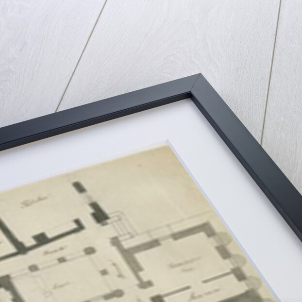 Chillington Hall: pen and pencil drawing, nd [1789] by John Soane