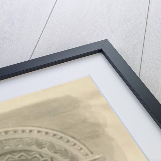 Codsall Church - South Doorway: sepia drawing, 1843 by John Buckler