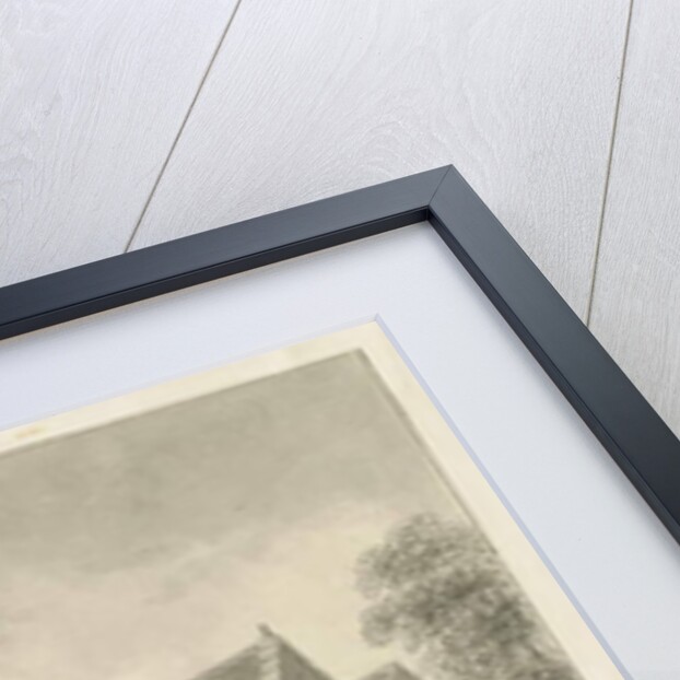 Colton Church: sepia drawing, 1842 by John Buckler