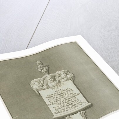 Colwich - Mural Monument to George Sprat: engraving, nd [?19th cent]. by School English