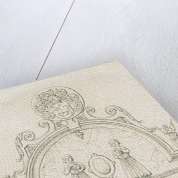 Colwich - Wolseley Monument: pen drawing, 1839 by Thomas Peploe Wood