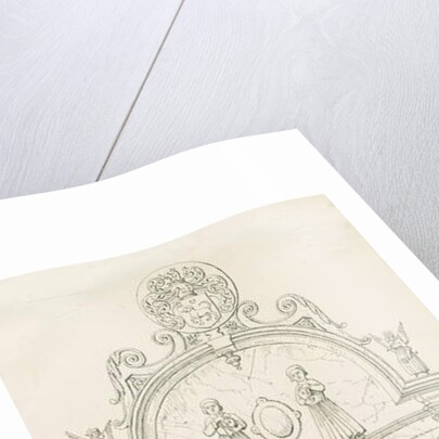 Colwich - Wolseley Monument: pen drawing, 1839 by Thomas Peploe Wood