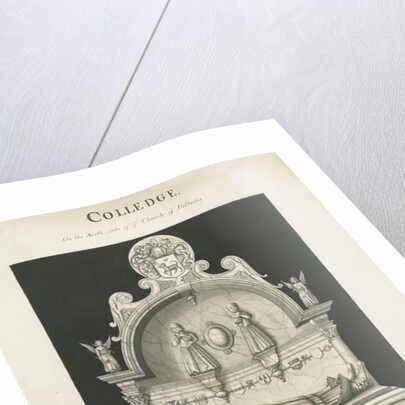 Colwich - Tomb of Robert Wolseley: sepia drawing, nd [c 1837] by John Robert Fernyhough