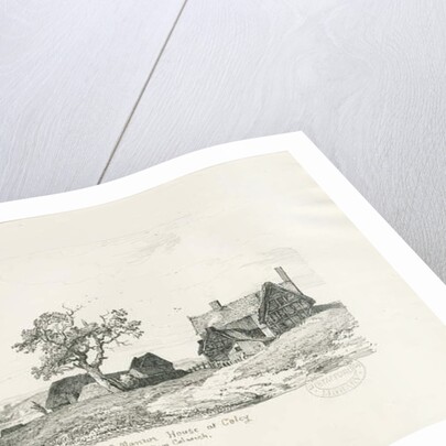 Colwich - Old Manor House at Coley: pen and ink drawing, 1836 by Thomas Peploe Wood
