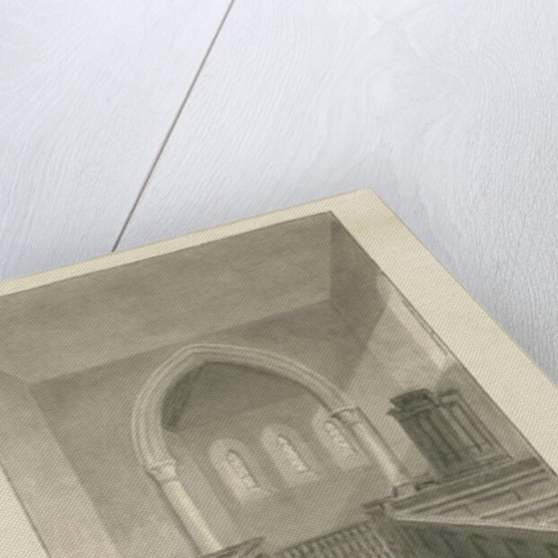 Interior of Coppenhall Church by John Buckler