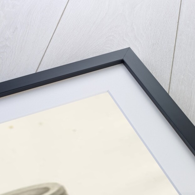 Font in Dilhorne Church: sepia drawing, 1847 by John Buckler