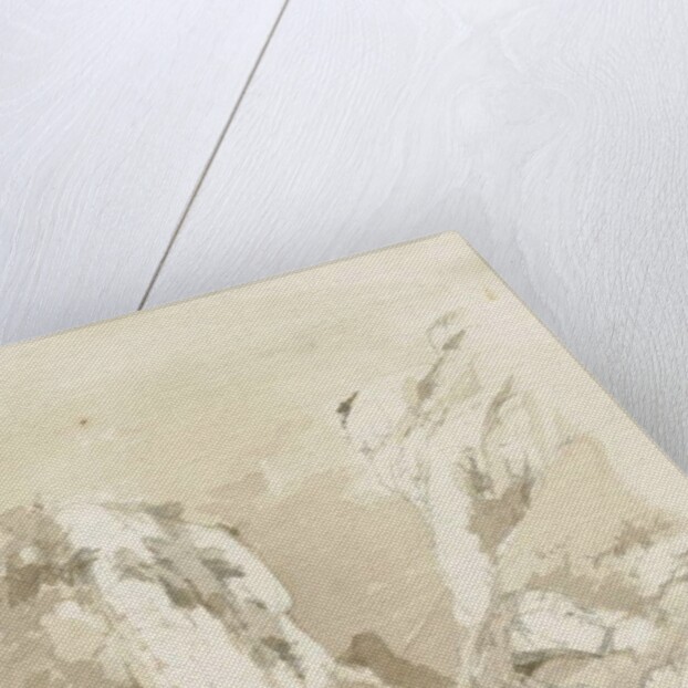 Dovedale - landscape: pencil and wash drawing, nd [1817-1845] by Thomas Peploe Wood