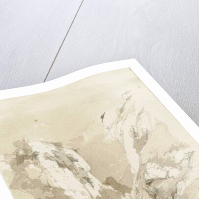 Dovedale - landscape: pencil and wash drawing, nd [1817-1845] by Thomas Peploe Wood