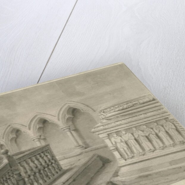 Interior of Draycott in the Moors Church by John Chessell Buckler