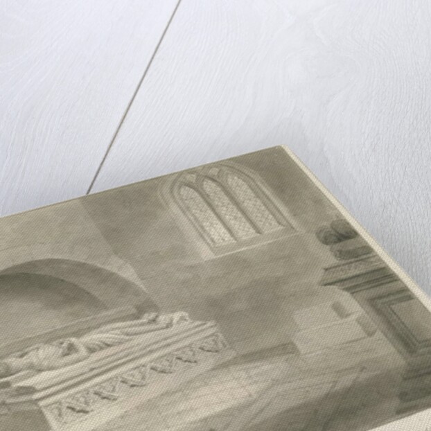 Interior of Draycott in the Moors Church by John Chessell Buckler