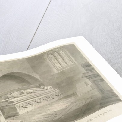 Interior of Draycott in the Moors Church by John Chessell Buckler