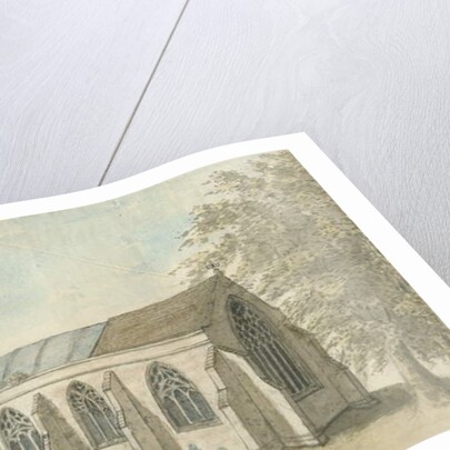 Drayton Bassett Church: water colour painting, nd[1762-1802] by Stebbing Shaw