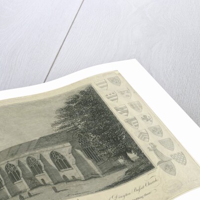 Drayton Bassett Church: engraving, nd [1762-1802] by Stebbing Shaw