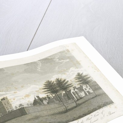 Drayton Bassett - 'Drayton Manor' : engraving, nd [1795] by Stebbing Shaw